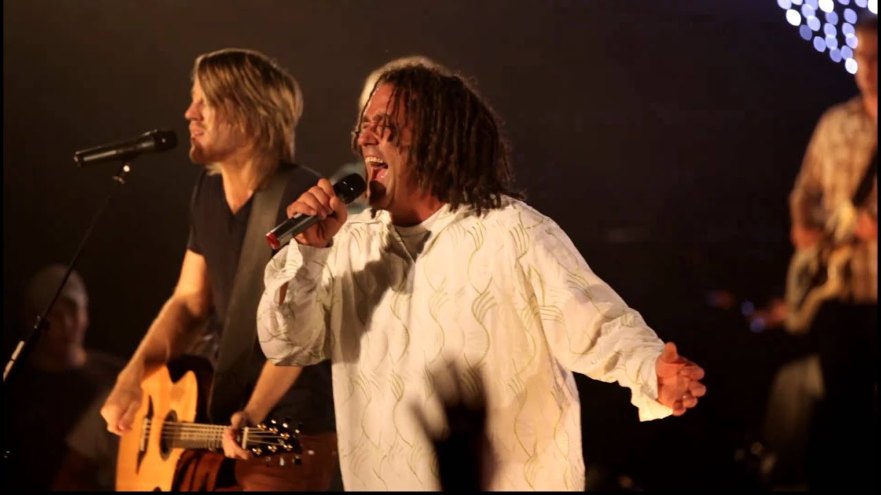 Todd White singing at a concert