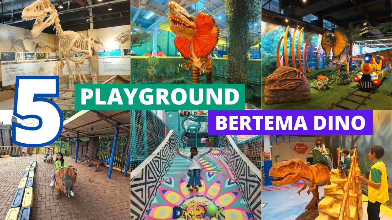 5 Playground Bertema DINOSAURUS di Jabodetabek