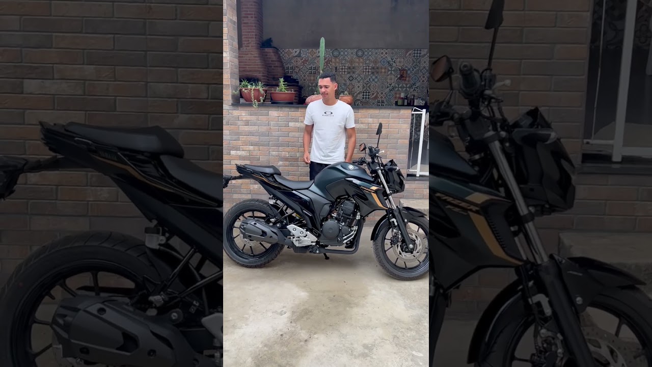 Ronco original Fazer 250 (2024) #fazer #fazer250 #yamaha #moto #fz250 #escapamentodemoto