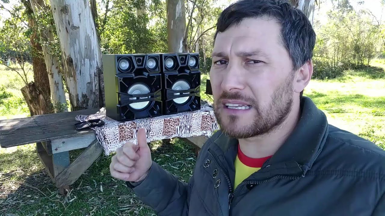MAX9000 Panasonic, no pancadão automotivo área externa!!!