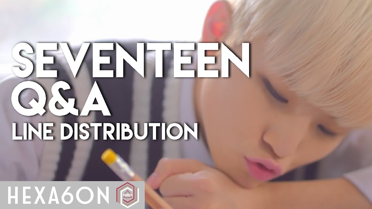 Seventeen - Q&A (FT. Ailee) Line Distribution (Color Coded)