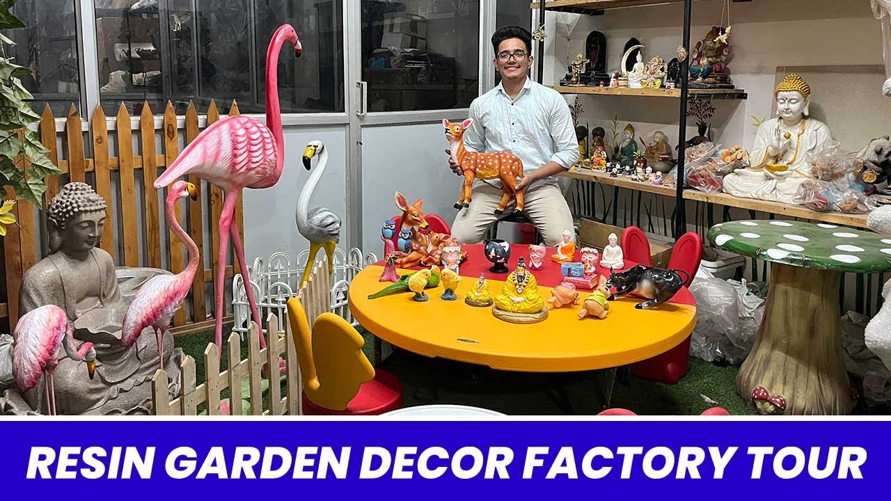 Resin Garden Decor Items at Wholesale Rates 😱🪴 अब सीधा फैक्ट्री से खरीदे 👌 All India Shipping
