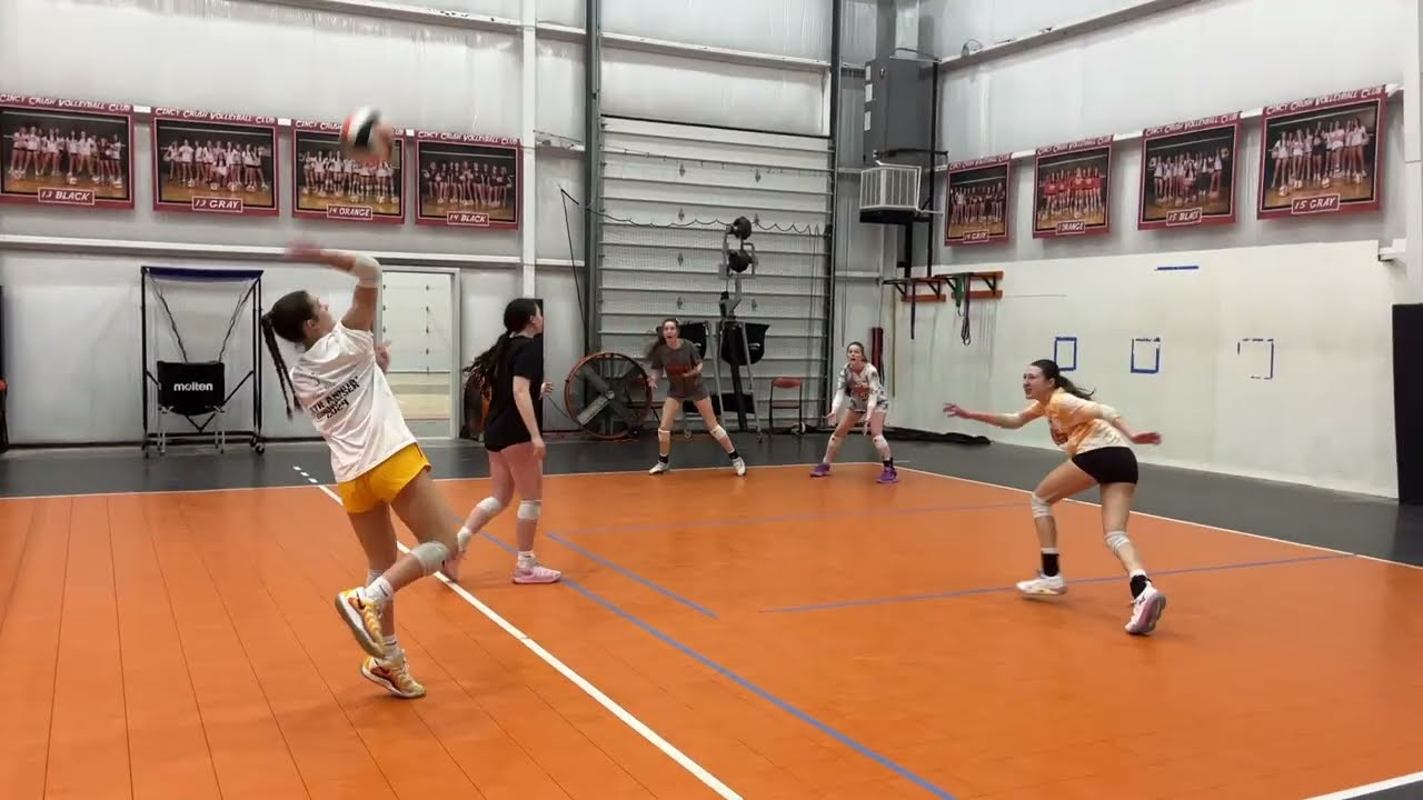 Four Corners Volleyball Drill- Cincy Crush Volleyball Club