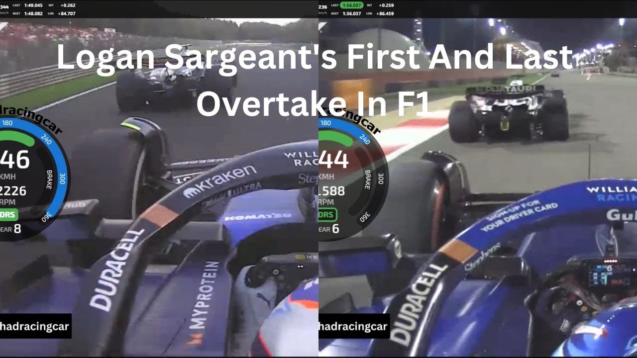 Logan Sargeant's First And Last Overtake In F1