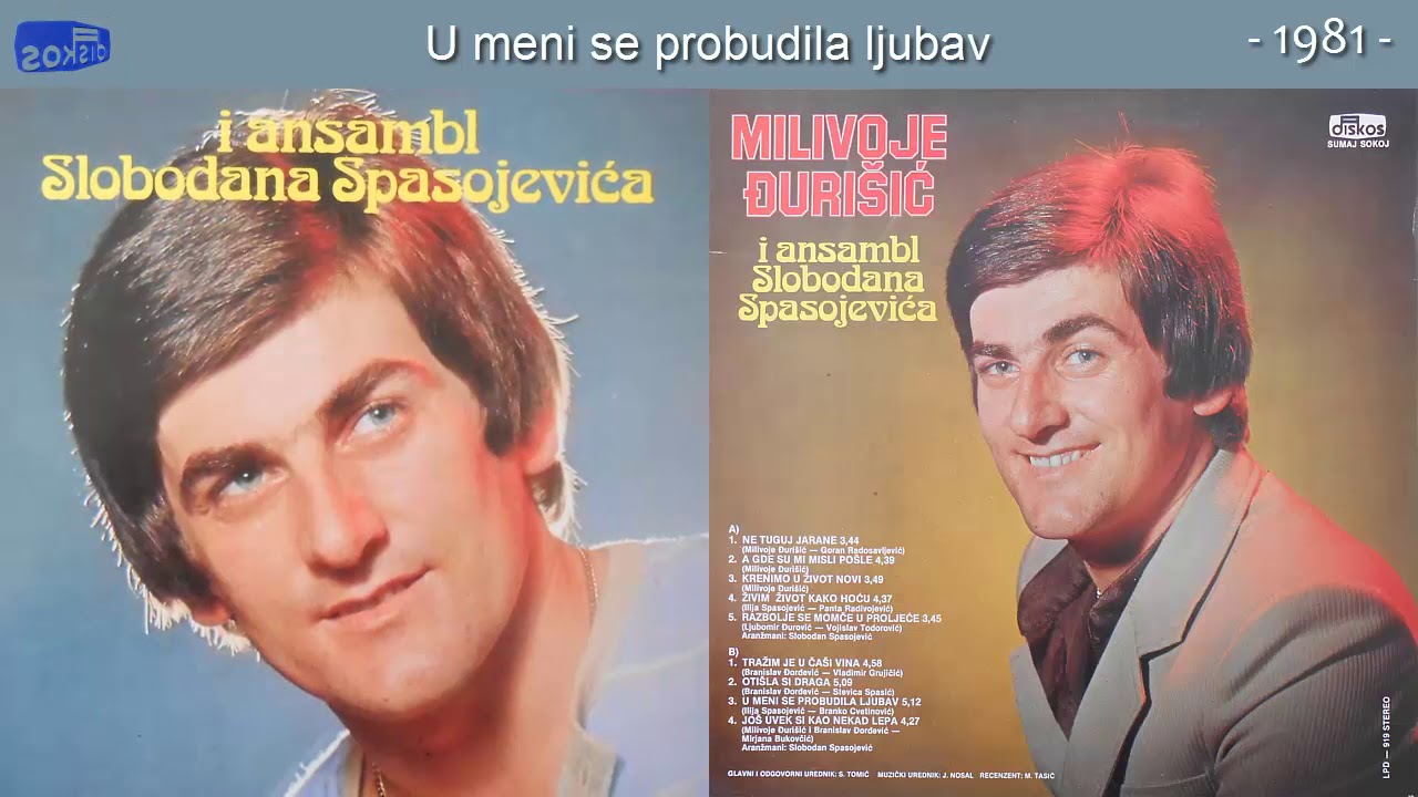 Milivoje Djurisic - U meni se probudila ljubav - (Audio 1981)