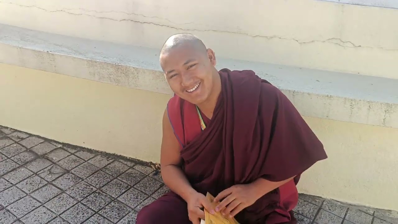 Last exam for first semester good luck also tashi Lhunpo monk