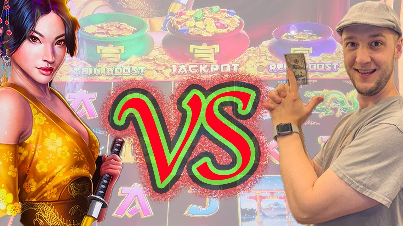 IT'S ME VS HER 💰 BIG WIN on Samurai 888 Katsumi DOUBLE BONUS