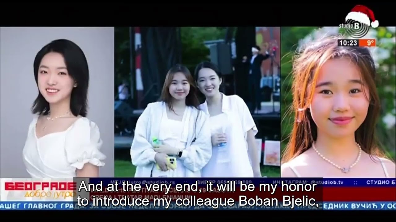 Studio B Serbia Interviews Sophia Peng, Wanzhe Zhang | XChange WRLDArts Festival Belgrade 2023