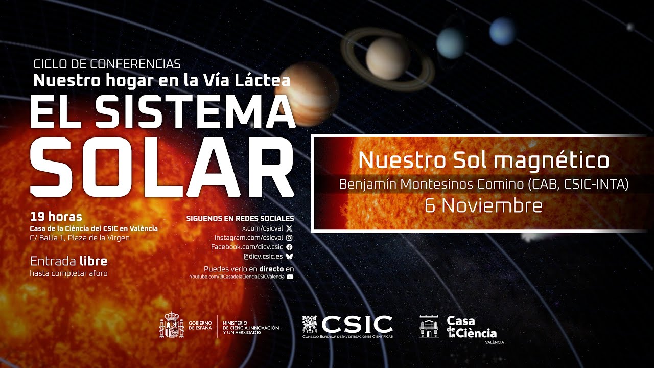 Conferencia: Nuestro sol magnético