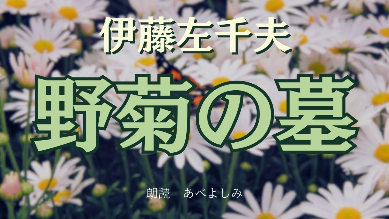 【朗読】伊藤左千夫「野菊の墓 」　朗読・あべよしみ
