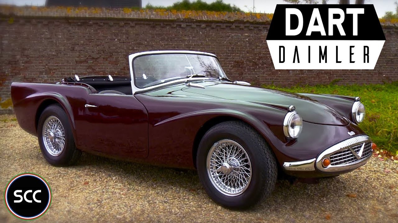 DAIMLER DART SP 250 LHD 1959 - Modest test drive - SP250 V8 Engine sound | SCC TV
