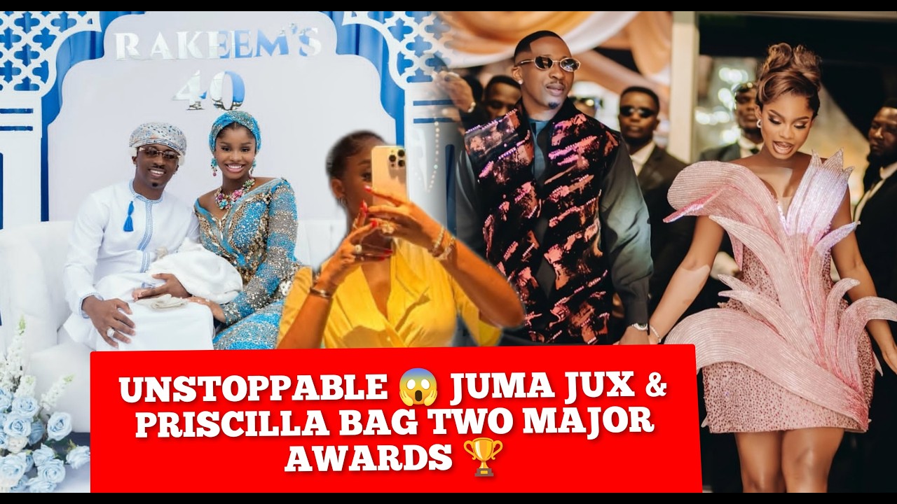 UNSTOPPABLE 😱 JUMA JUX & PRISCILLA BAG TWO MAJOR AWARDS 🏆#jumajux