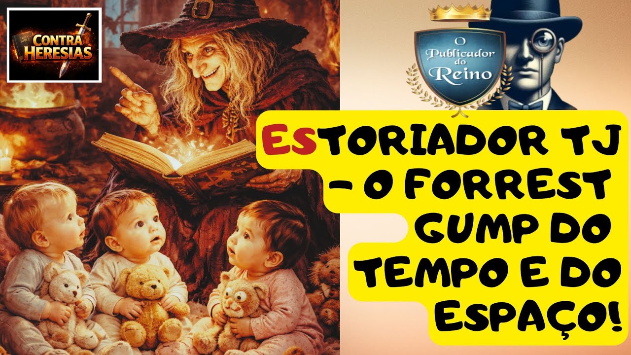 CONTRA HERESIAS 24 - O ESTORIADOR TJ -  O FORREST GUMP DO TEMPO E DO ESPAÇO