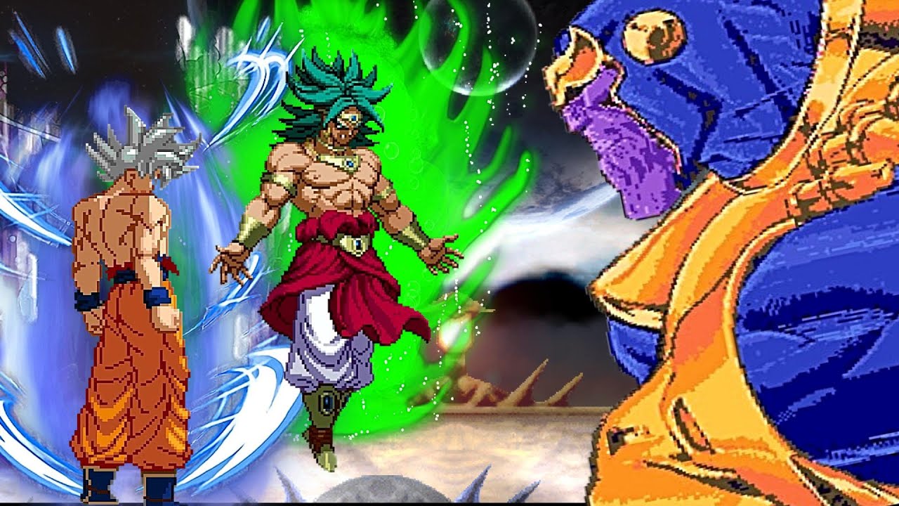 Goku x Broly Vs Thanos | Insane Fight