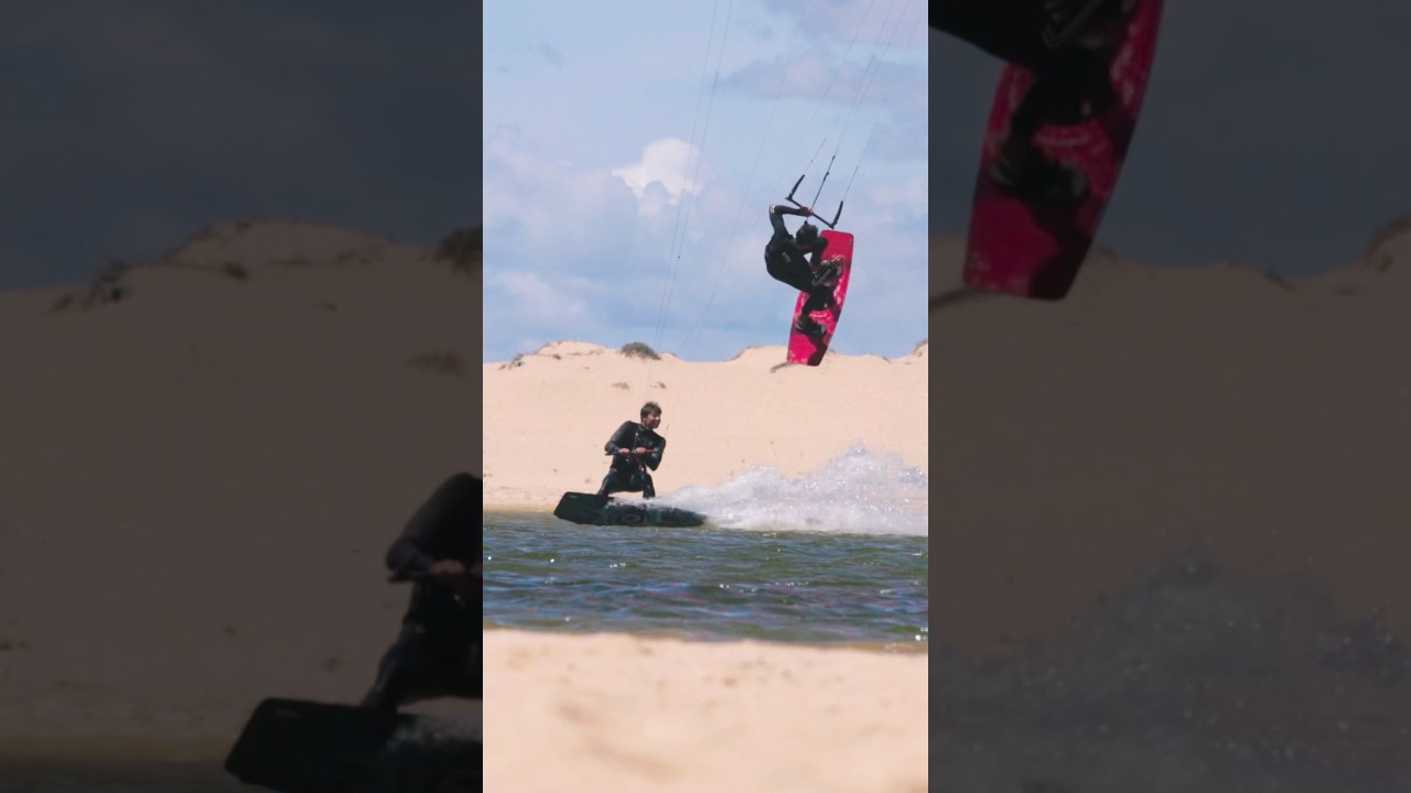 Making lightwind sessions that much more fun 🫠 #ozonekites #ozoneinfinity