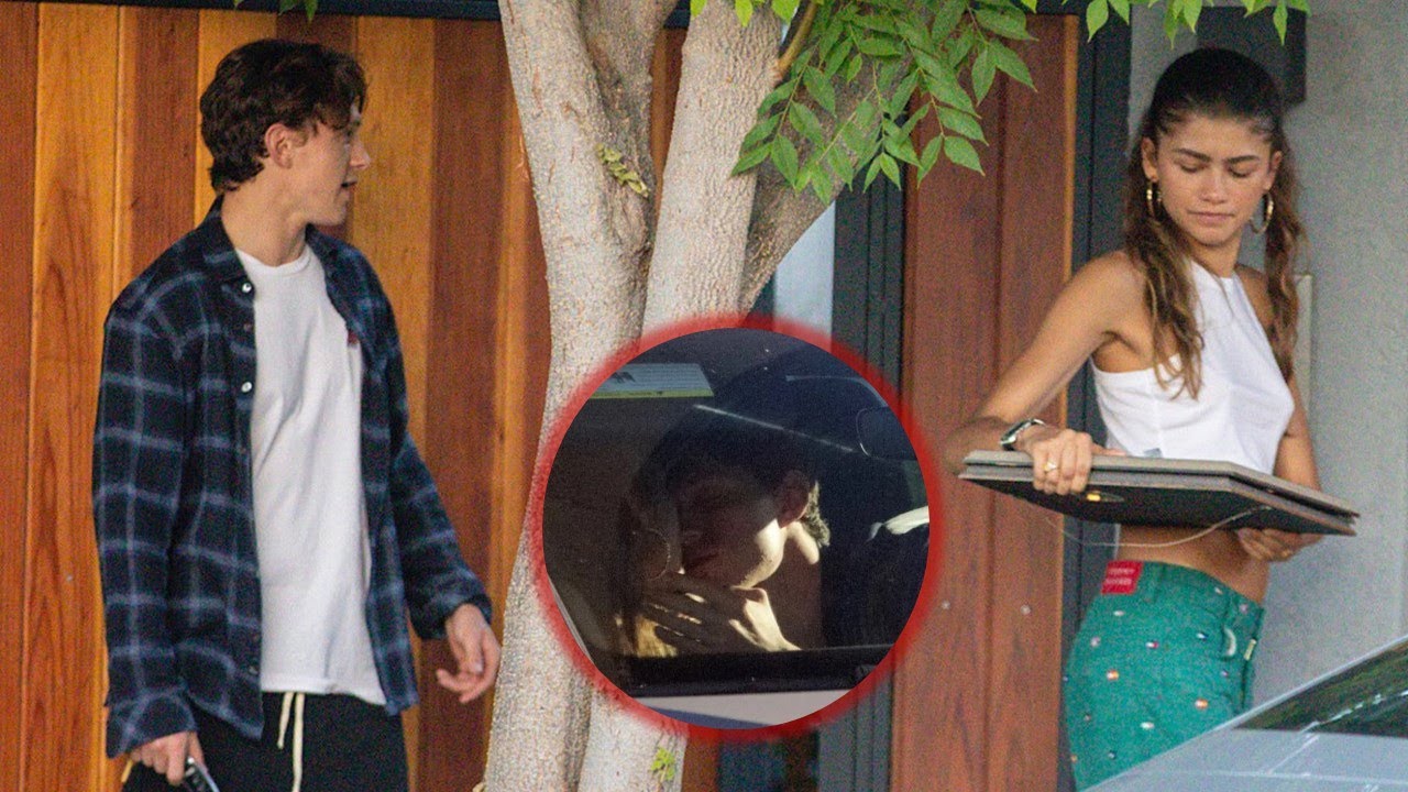 Zendaya y Tom Holland fueron vistos besándose y reviven rumores de un posible romance