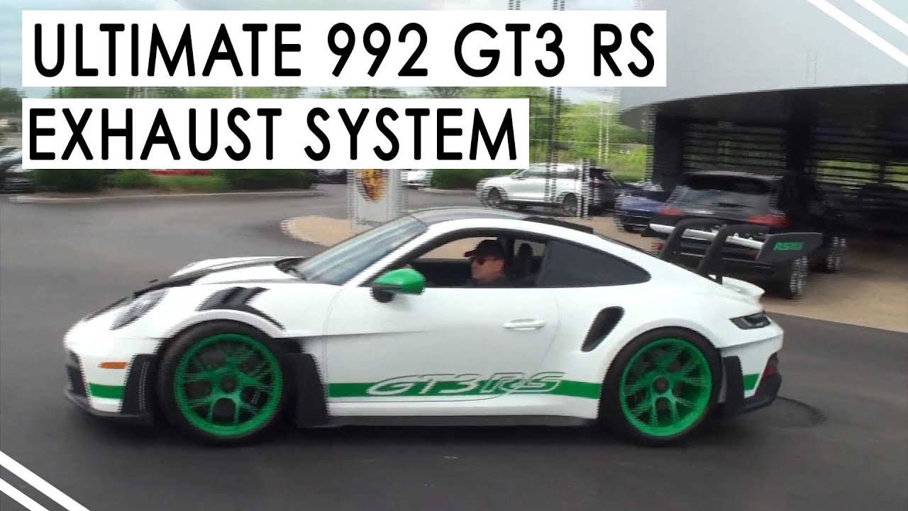 WORLD'S FIRST Porsche 992 GT3 RS Carrera Tribute Car with Aftermarket Fabspeed Exhaust System