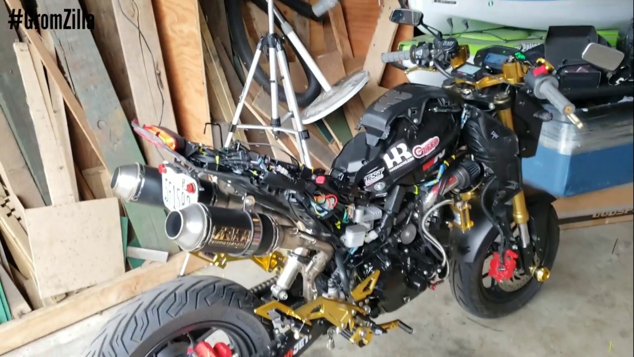 Система управления стартом GromZilla для Honda Grom с помощью Power Commander 5: как её настроить.