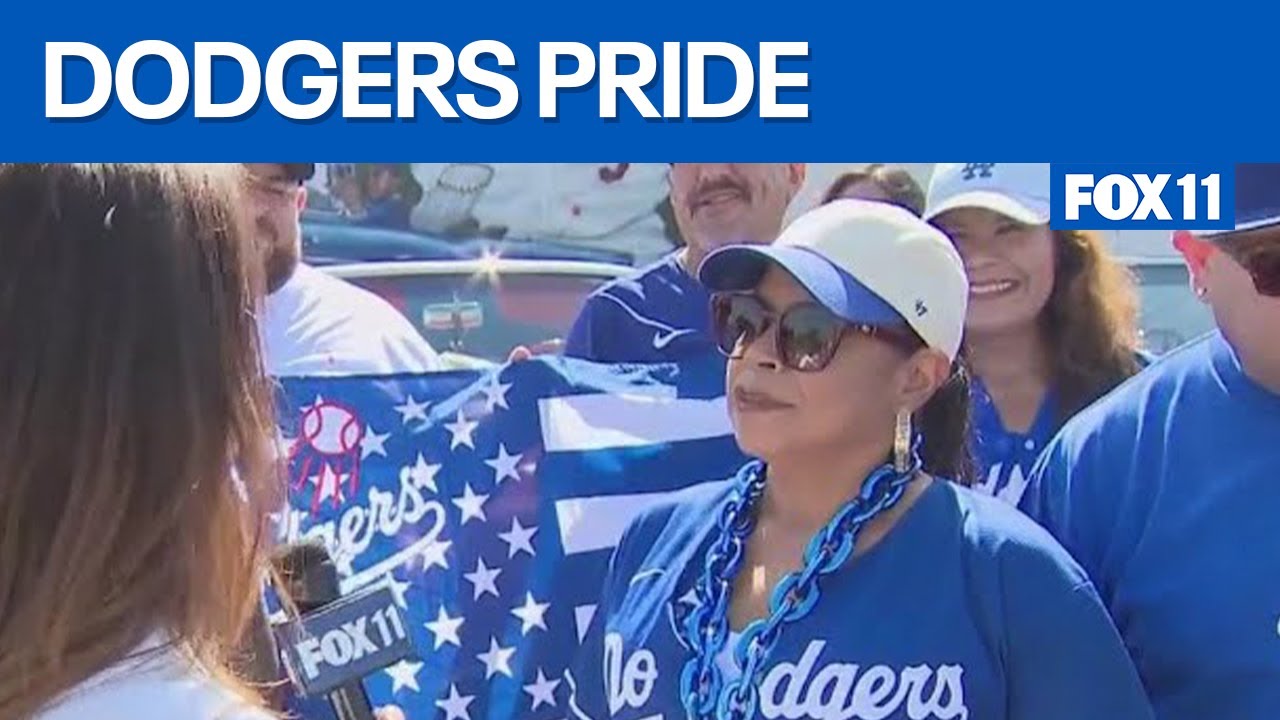 Fans showing their Dodgers pride  | FOX 11 LA