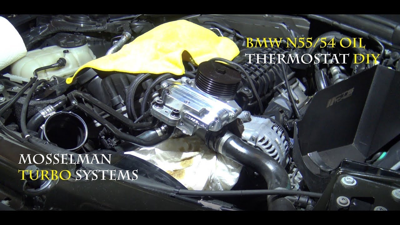 Масляный термостат Mosselman своими руками для двигателя BMW N55/N54!