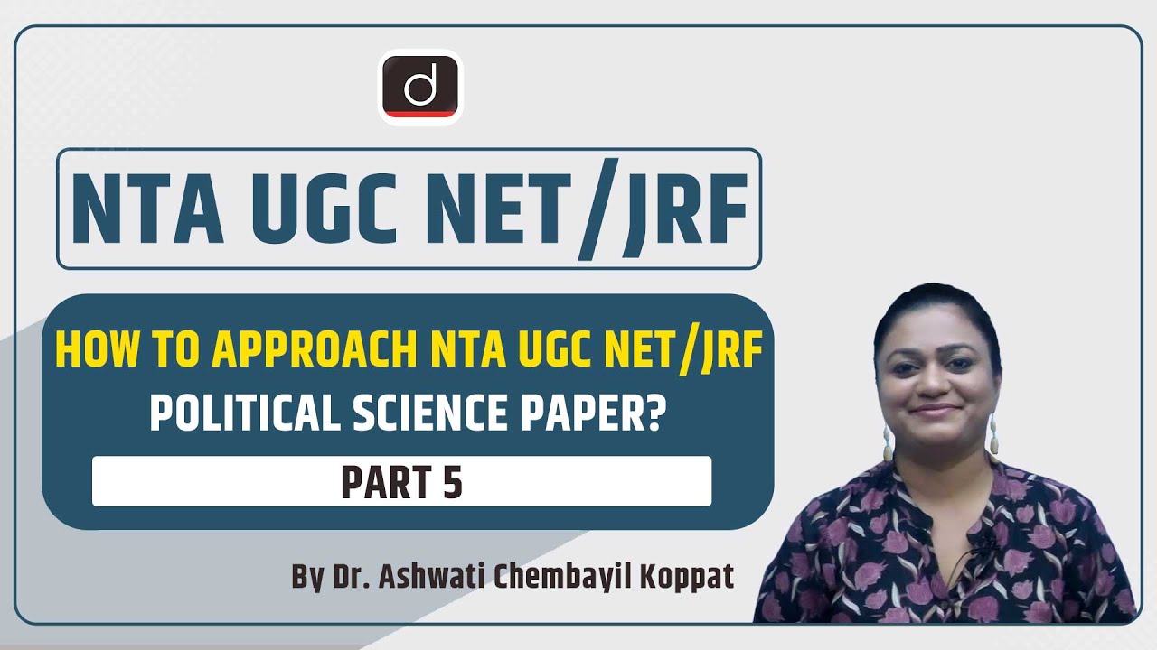 How to Approach NTA UGC NET JRF Political Science Paper? | Paper II | Political Theory | Dr  Ashwati