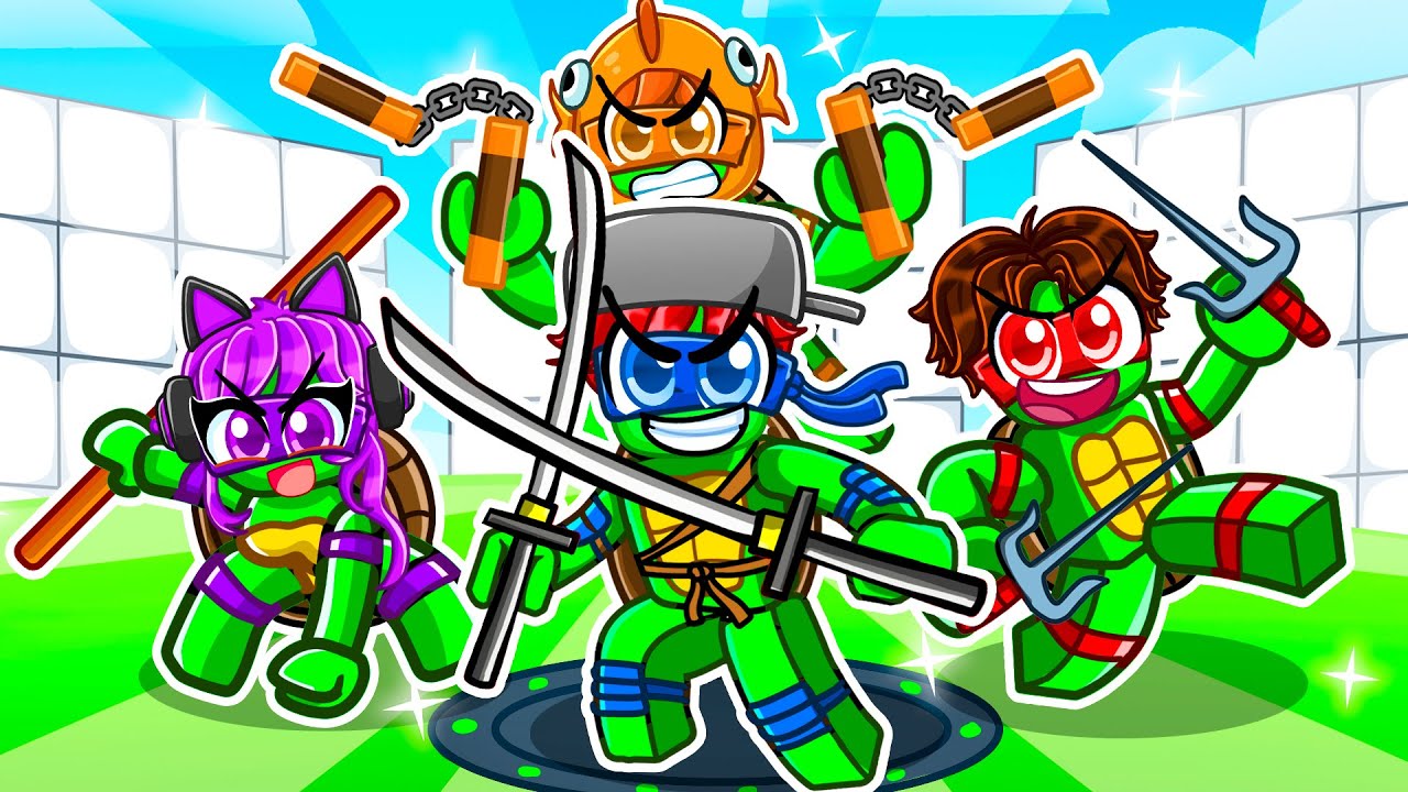 Becoming NINJA TURTLES in Roblox Rivals!