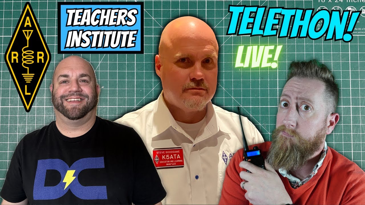 ARRL Teachers Institute Fundraiser With Steve K5ATA