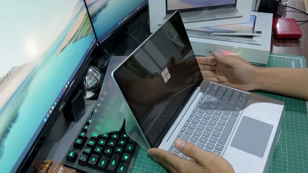 Microsoft Surface Laptop Go Unboxing in Mizo | Hands On