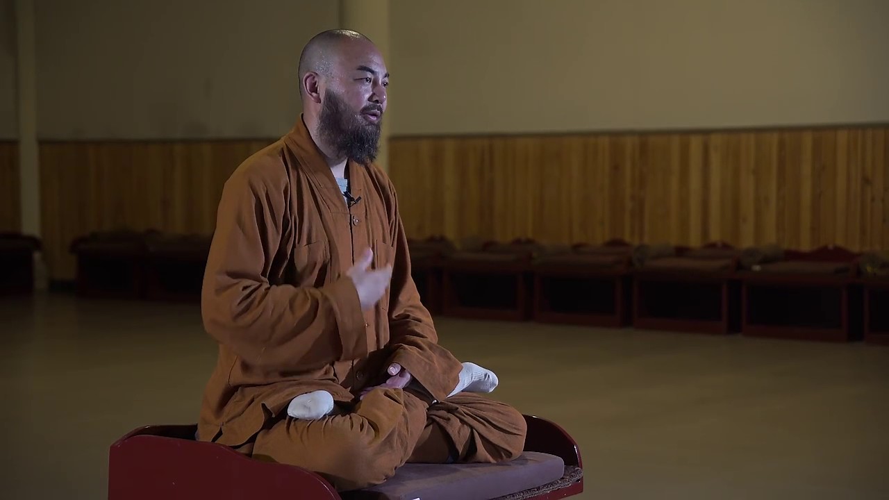 释万行法师亲身讲演东华禅静功