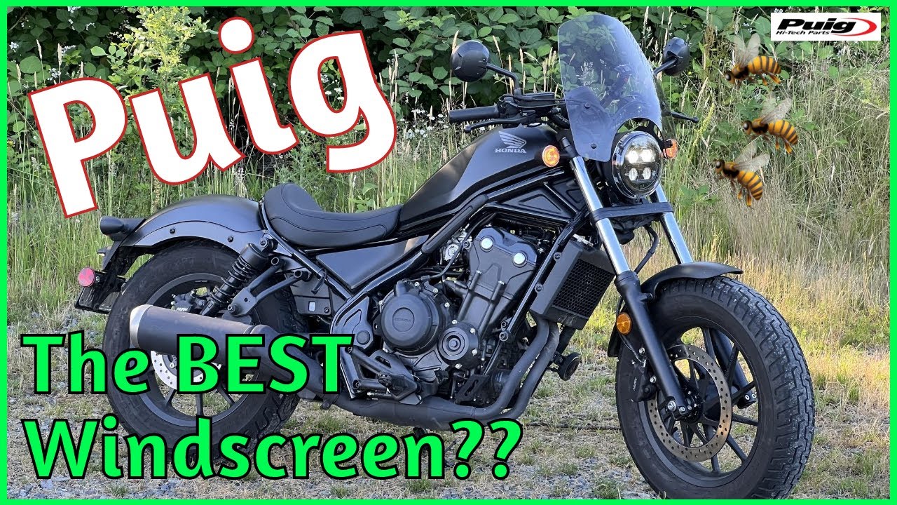 Puig Windscreen Review – The BEST Honda Rebel Windscreen?