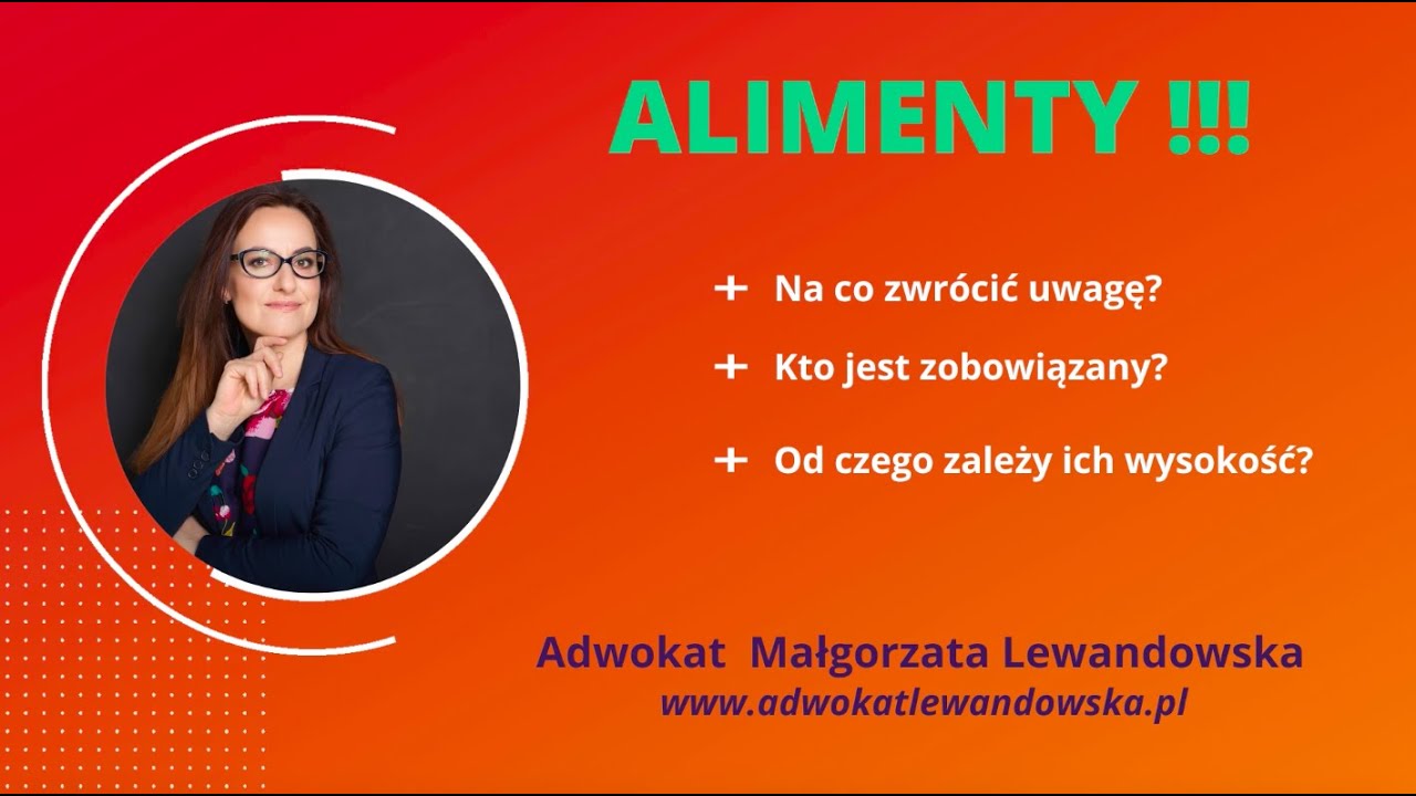 Alimenty - najważniejsze informacje.