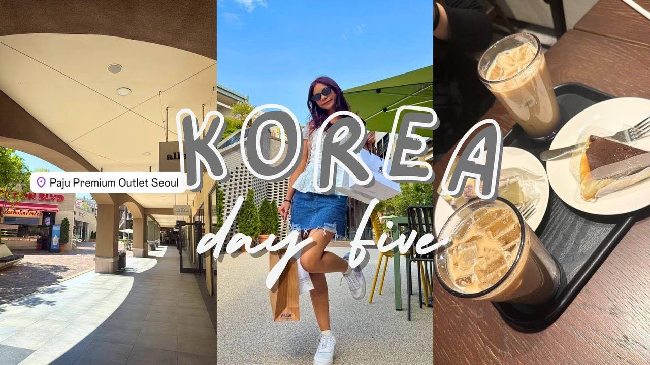 korea day 5 🇰🇷 || paju premium outlet , myeongdong