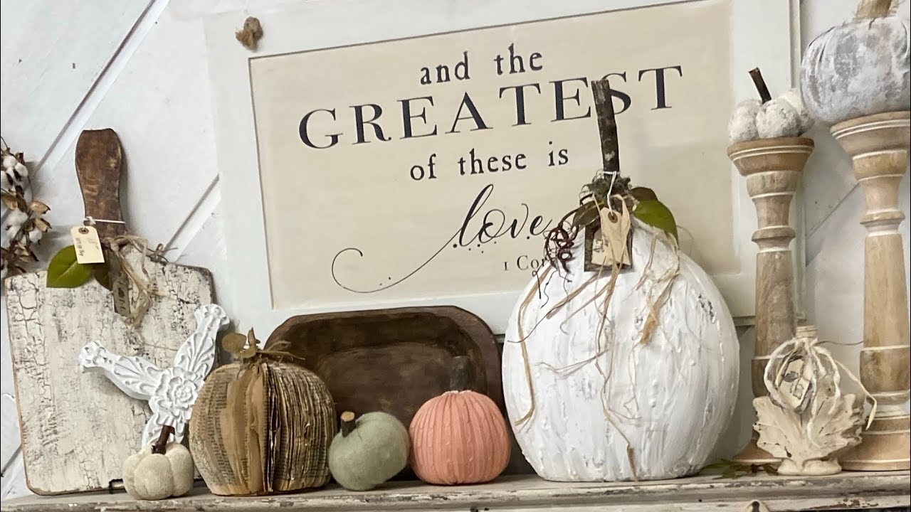How to Fall Decor from Thrift finds