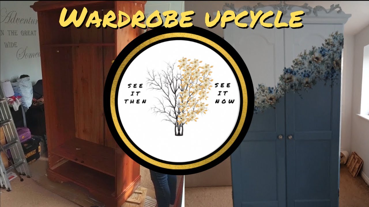 More upcycled furniture for the guest bedroom | Wardrobe Makeover