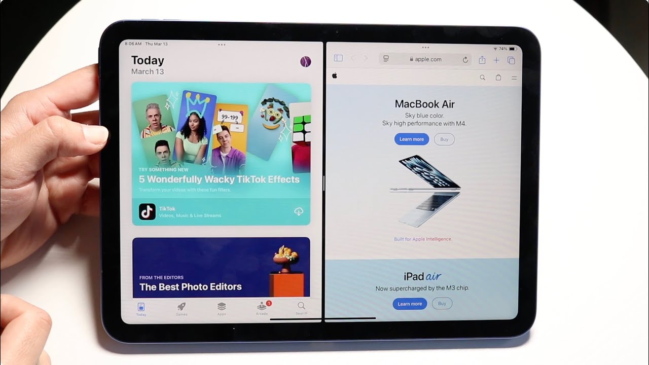 Как разделить экран многозадачности на iPad 11-го поколения!