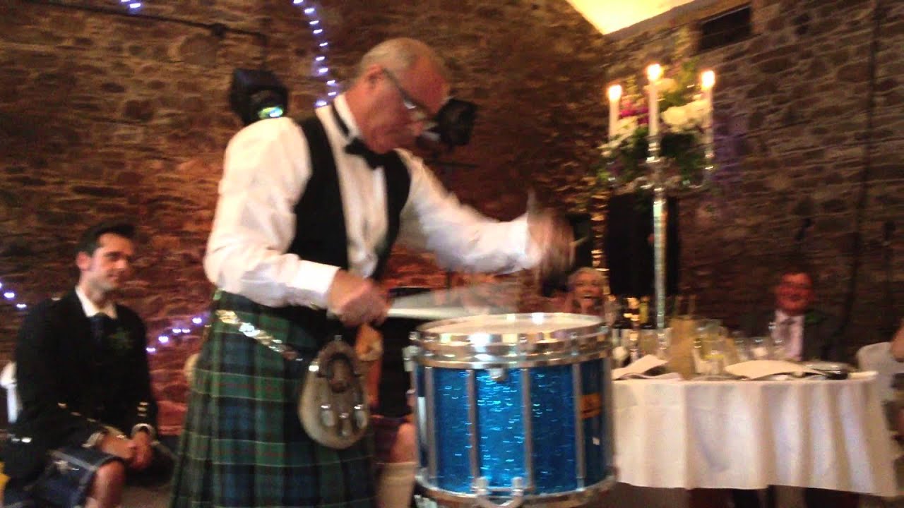Jim Kilpatrick Drumming at Jamie and Katherine's wedding