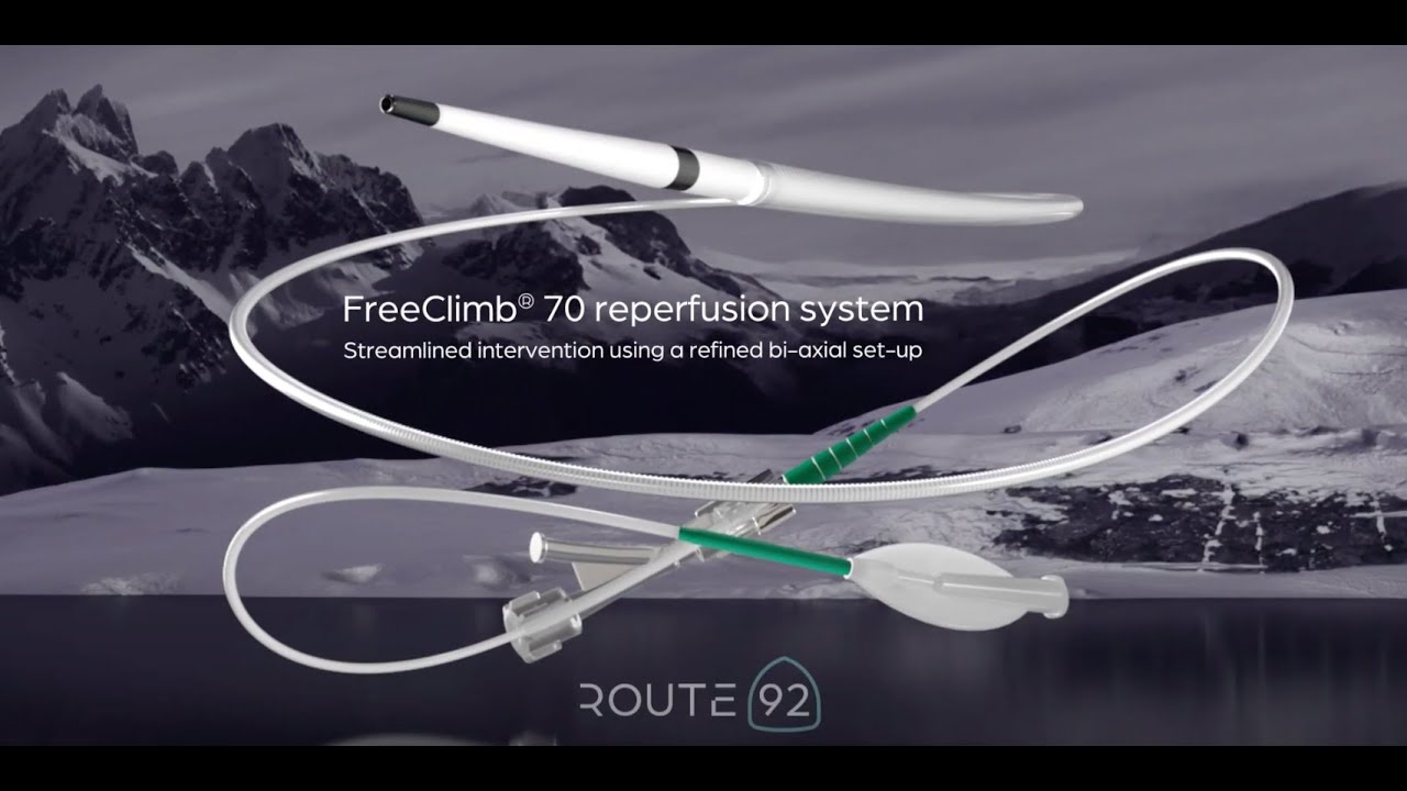 FreeClimb 70 reperfusion system with Tenzing 7 training video