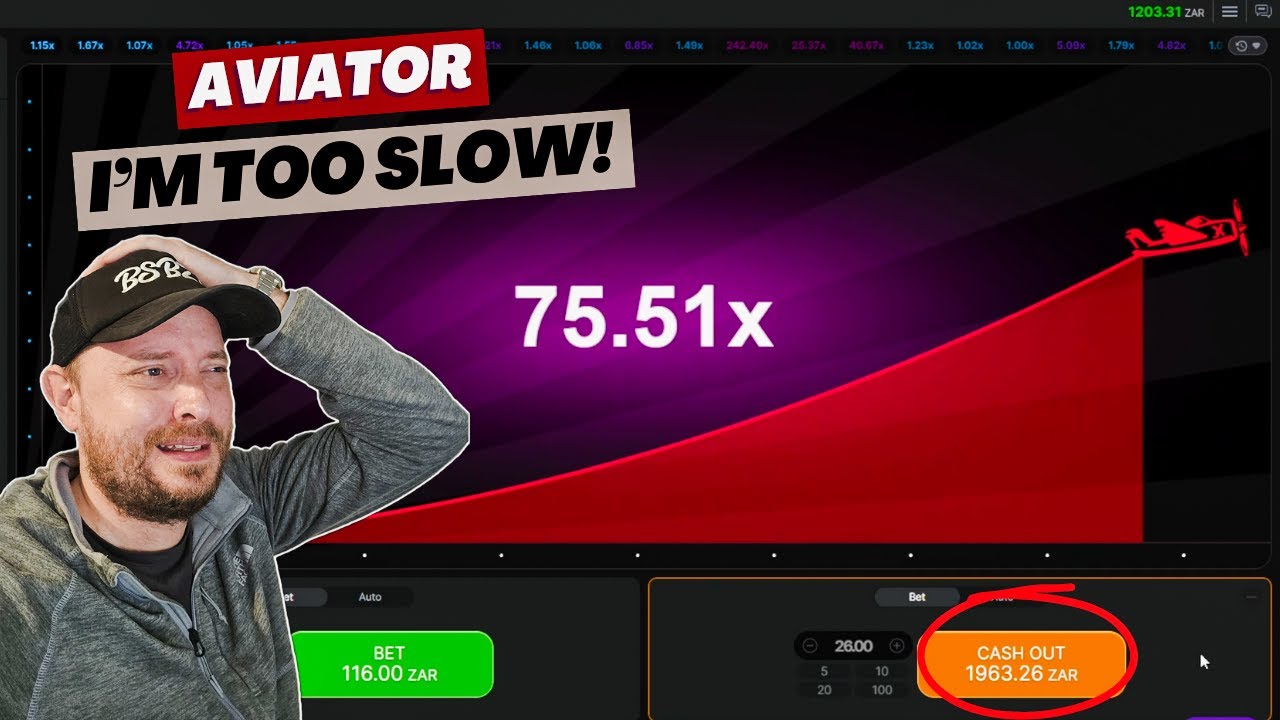 PLAYING AVIATOR (BUT I'M TOO SLOW!)