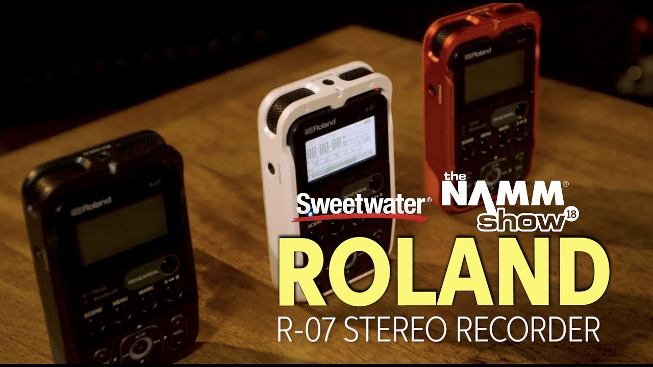 Roland R-07 Stereo Recorder at Winter NAMM 2018