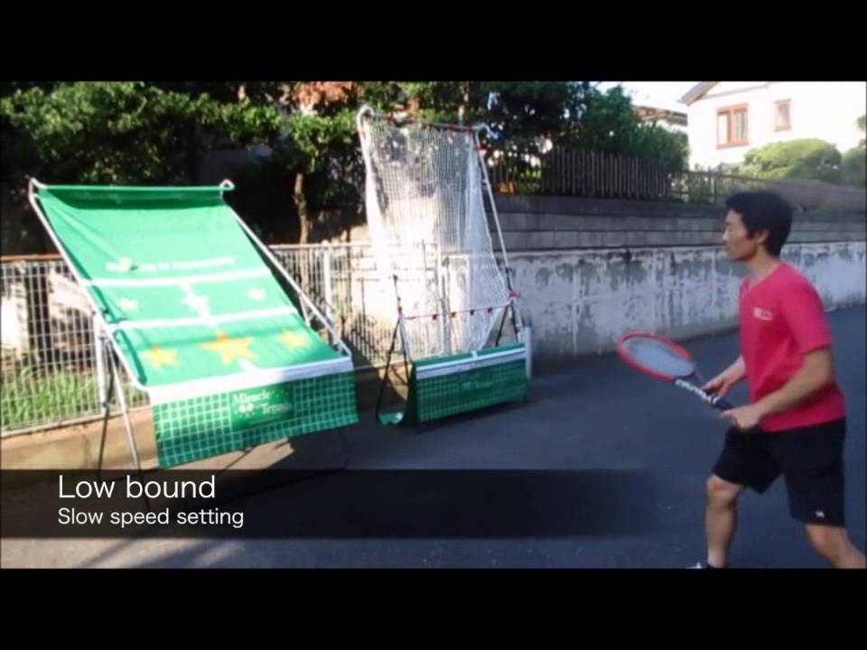 Tennis Practice Machine (Miracle Tennis is Tennis Practice Wall)