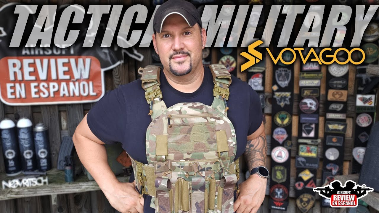 VOTAGOO® Tactical Military Vest | Airsoft Review en Español
