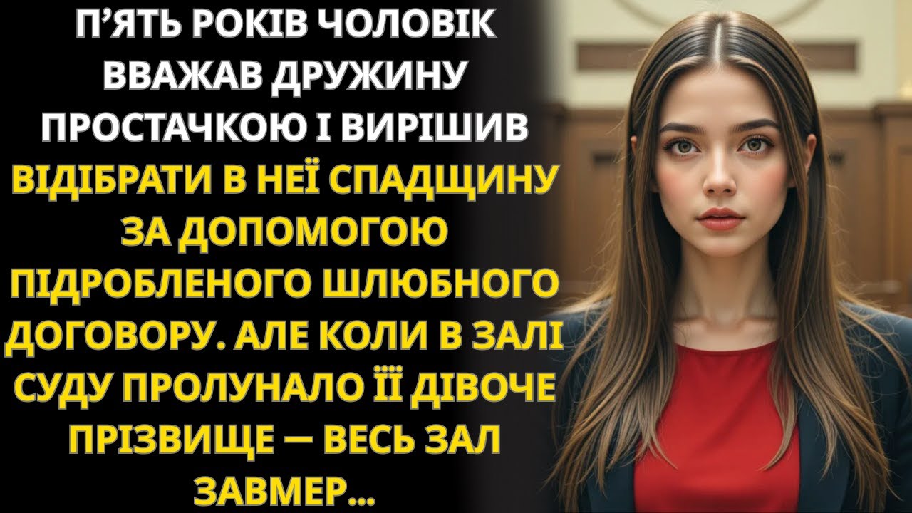 На розлученні чоловік хотів відібрати моє спадок, але суд врахував мою дівочу фамілію