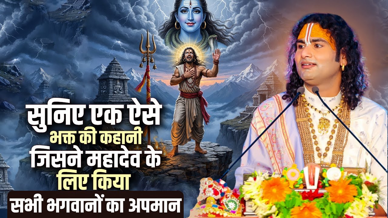 सुनिए एक ऐसे शिव भक्त की कहानी जिसने महादेव के लिए किया सभी भगवानों का अपमान | अनिरुद्धाचार्य जी