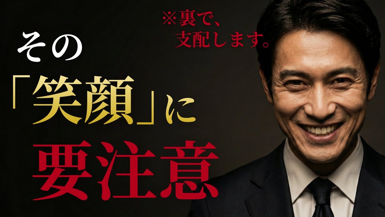 【心理学】なぜ“いい人”ほど危険なのか？親切を装って支配してくる要注意人物の特徴と対処法
