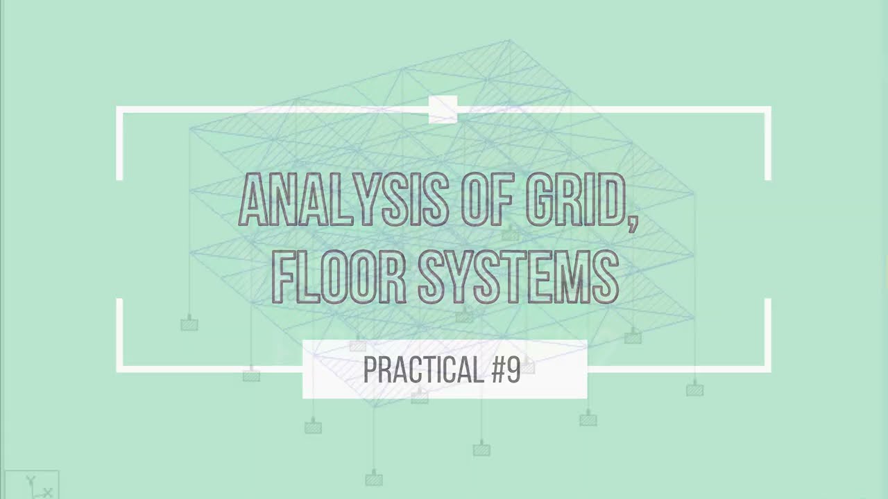 Analysis of grid, floor systems using Staad.PRO || CIVIL GNDEC ||