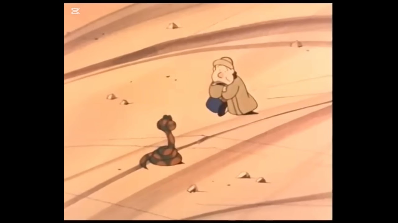 بيرمي زوجته في الوادي عشان يتخلص من رغيها فبيتوسل ليه التعبان يخلصه منها 😂 #فيلم_فى_الخمسينه 