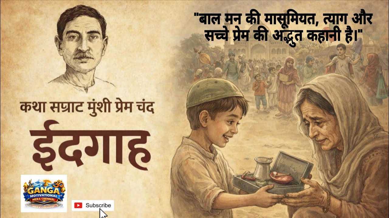 कहानी :-ईदगाह,   लेखक:- मुंशी प्रेमचंद 
