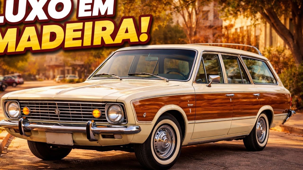 🟢Ford Belina Luxo Especial: A Perua Brasileira com Estilo Americano e Luxo em Madeira