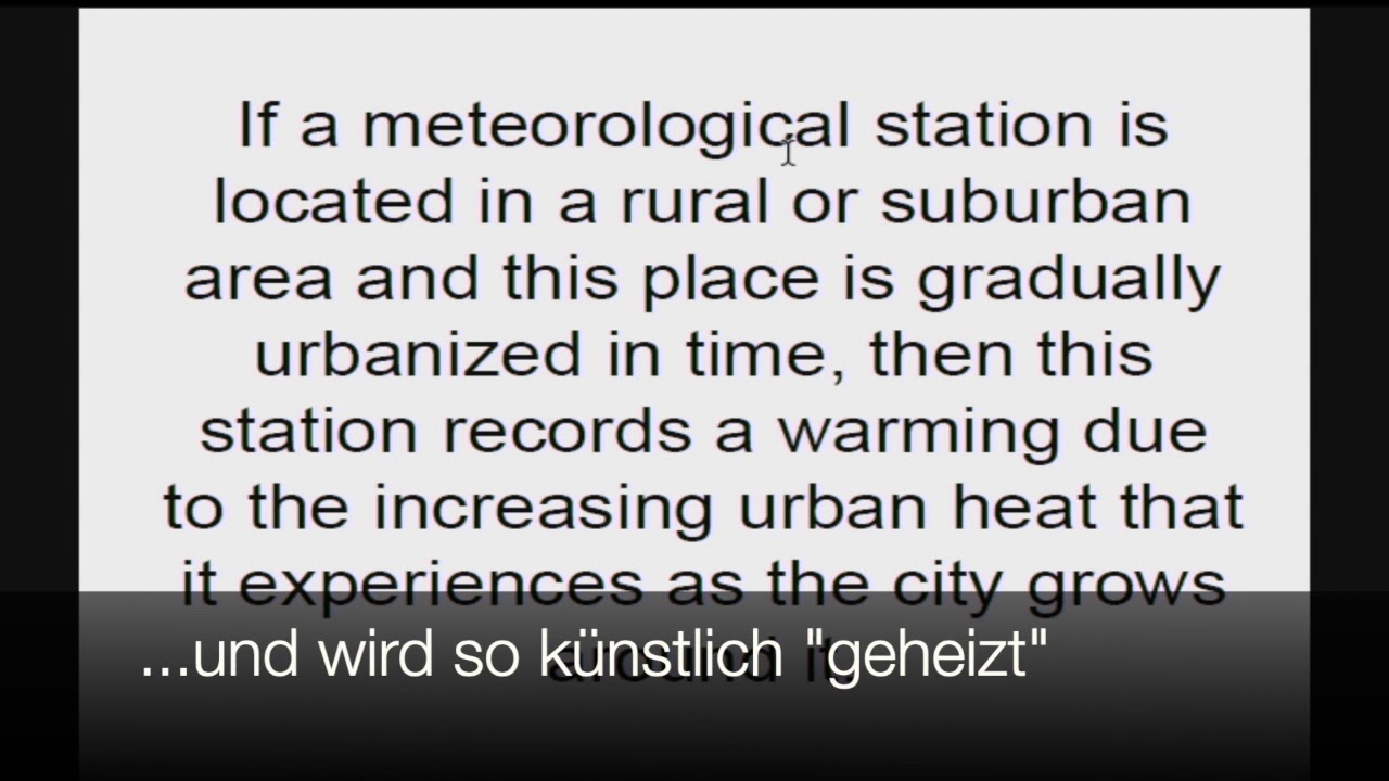 Nicola Scafetta - DEUTSCHE VERSION - Treibt der st&auml;dtische W&auml;rmeinseleffekt die Temperaturstatistik?