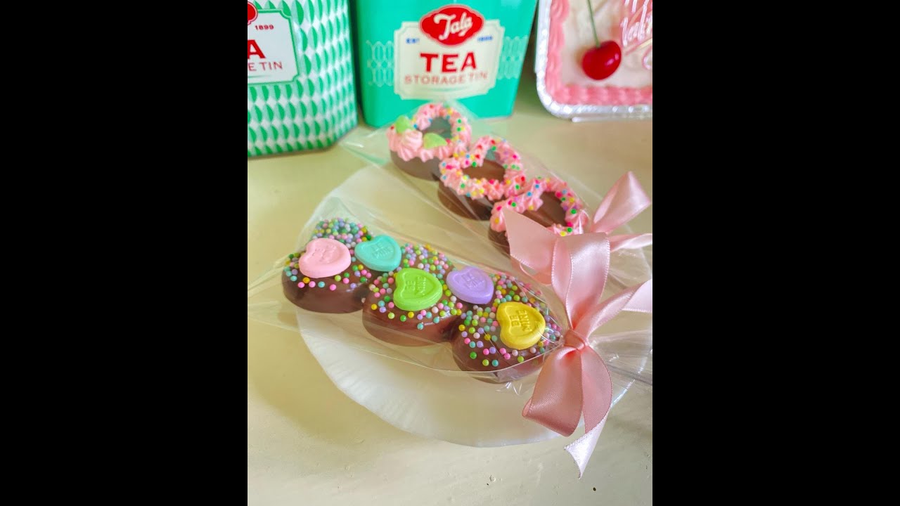 Fake Heart Marshmallows Kabob DIY
